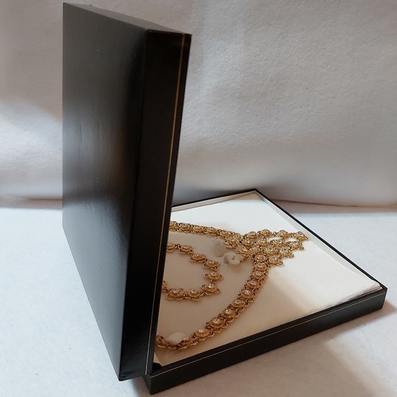 Fifth Avenue Collection Gold Plated Necklace, Bracelet and Earrings Set - Picture 11 of 12